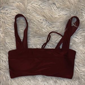 Forever 21- burgundy bikini top